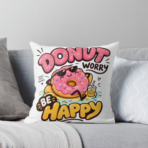Item preview, Donut Worry. Be Happy. designed and sold by People Tee.