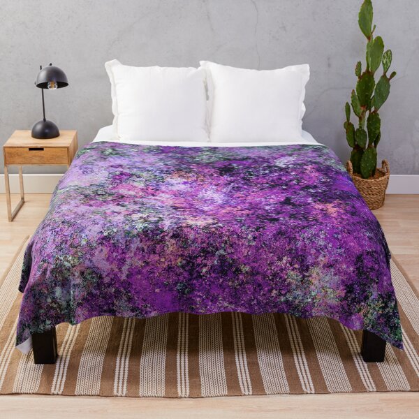 Item preview, Decaying old purple wall designed and sold by Keith Mills.