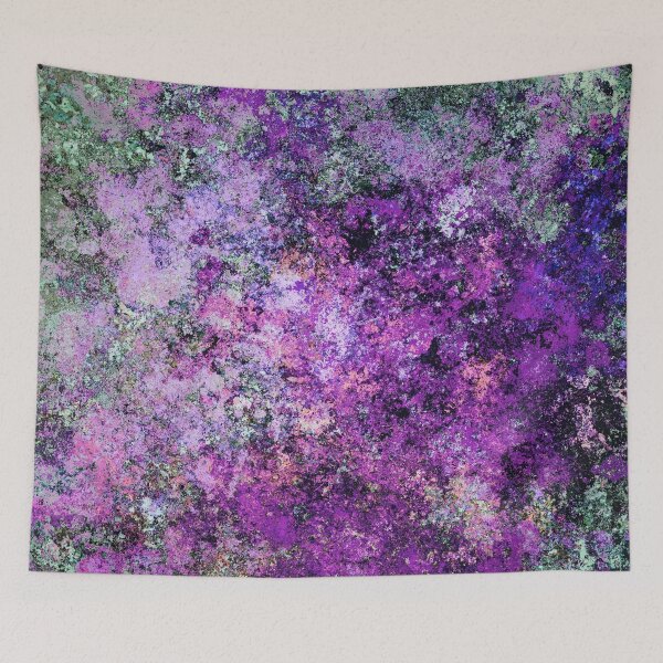 Item preview, Decaying old purple wall designed and sold by Keith Mills.