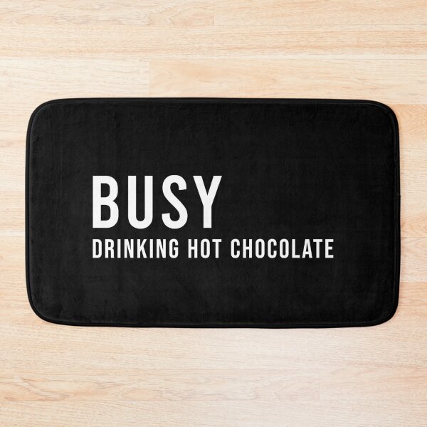 Item preview, Busy Drinking Hot Chocolate, Unique designed and sold by villacreativa.