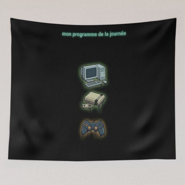 Item preview, My plan for the day – Retro Pixel Art Gamer Poster designed and sold by GrafikShopCo.