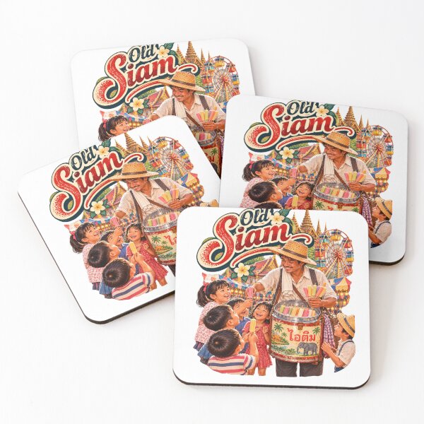 Item preview, Old Siam Ice Cream Vendor – Vintage Thai Temple Fair designed and sold by Pali's shop.