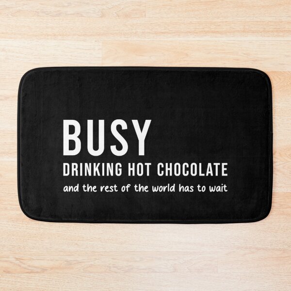 Item preview, Busy Drinking Hot Chocolate, Unique designed and sold by villacreativa.