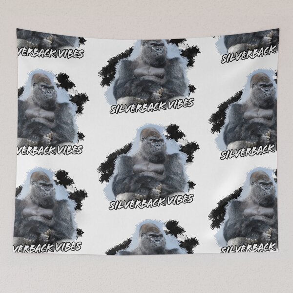 Item preview, Silverback Gorilla Vibes designed and sold by rawshutterbug.