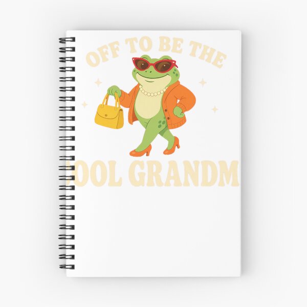 Item preview, Off To Be The Cool Grandma Funny Frog Granny Gift designed and sold by HappyVibration.