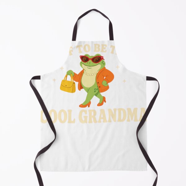 Aperçu de l'œuvre Off To Be The Cool Grandma Funny Frog Granny Gift créée et vendue par HappyVibration.