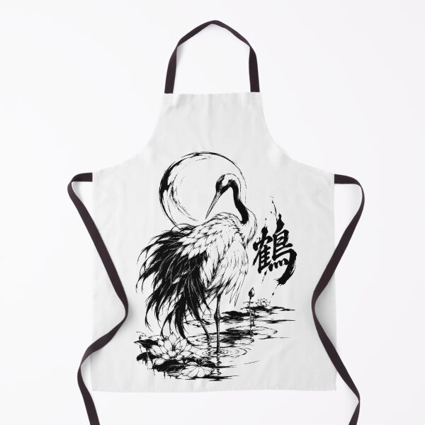Item preview, Japanese Crane Beneath the Moon designed and sold by bapupa.