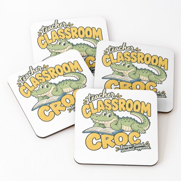 Item preview, Retro Classroom Croc Teacher Shirt, Cute Alligator Reading Design designed and sold by LandFinStudio.
