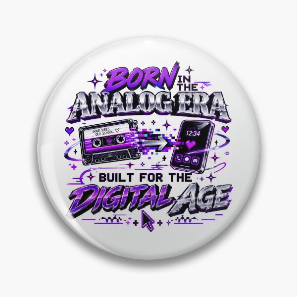 Item preview, generation x, analog lifestyle  digital generation  old school meets new school designed and sold by TrueArtVibes.
