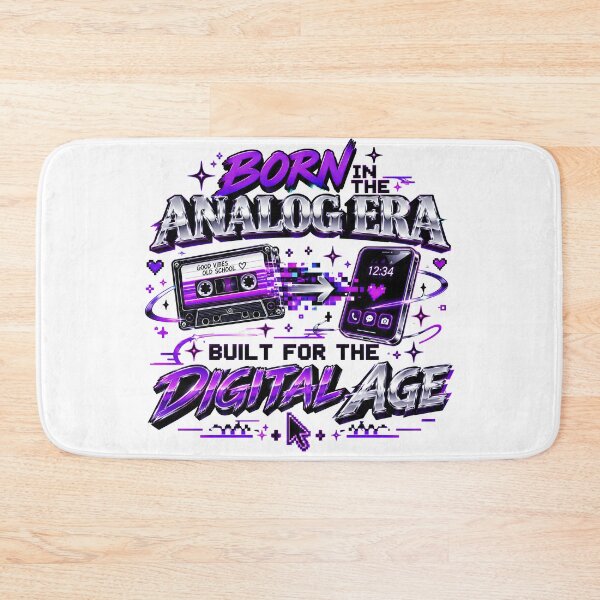 Item preview, generation x, analog lifestyle  digital generation  old school meets new school designed and sold by TrueArtVibes.