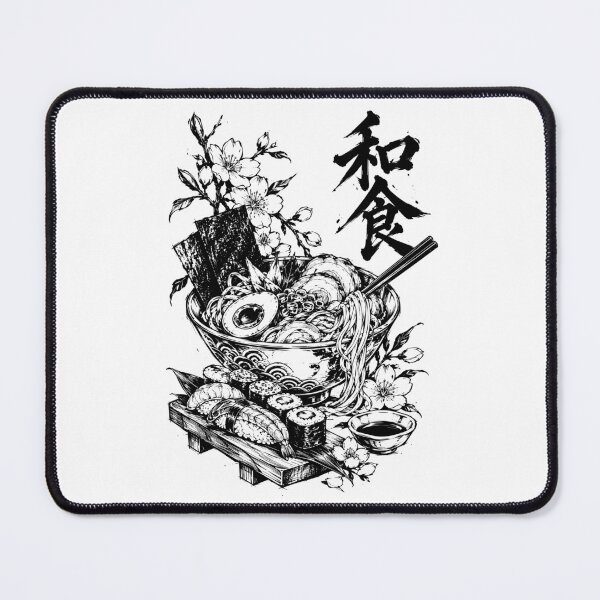 Item preview, Monochrome Japanese Cuisine Ramen designed and sold by bapupa.
