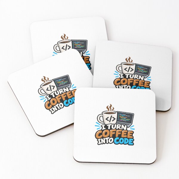 Item preview, I turn coffee into code designed and sold by phuket221108.