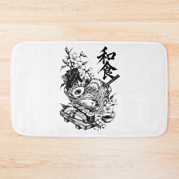 Item preview, Monochrome Japanese Cuisine Ramen designed and sold by bapupa.