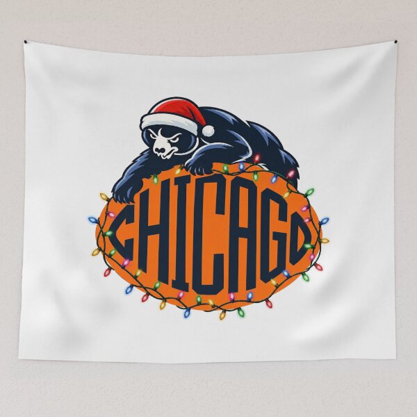 Item preview, Da Bears Christmas Santa Hat Lights designed and sold by dexlawpie.