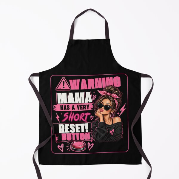 Item preview, Warning Mama Has a Very Short Reset Button – Funny Sassy Mom designed and sold by lielie99.
