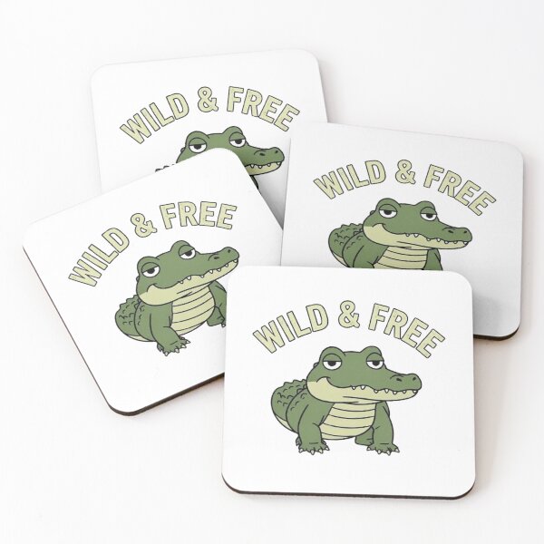Item preview, Wild & Free Crocodile designed and sold by The best online style shop.