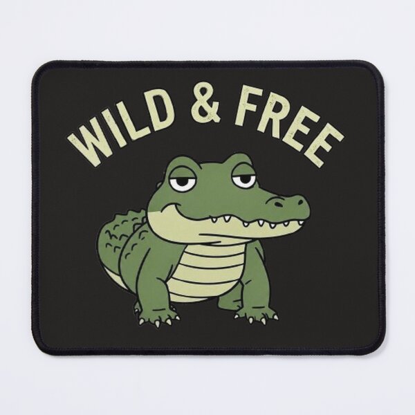 Item preview, Wild & Free Crocodile designed and sold by The best online style shop.