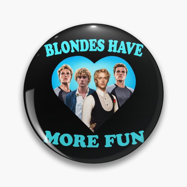 Item preview, Blondes Have More Fun The Hunger Games Peeta Mellark Coriolanus Snow Finnick Odair Haymitch Graphic designed and sold by dexlawpie.