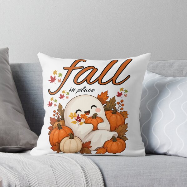 Item preview, Fall in place - spooky, pumpkin and fall leaves design. designed and sold by She - artist creations .