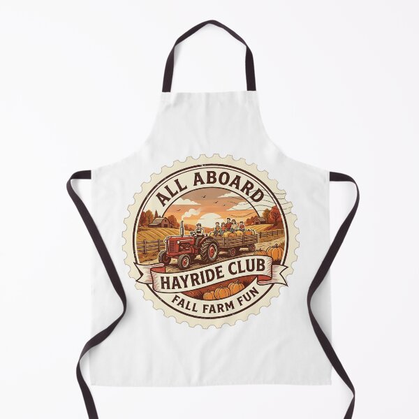 Item preview, Hayride Club All Aboard Fall Farm Stamp designed and sold by Stamped_Style.