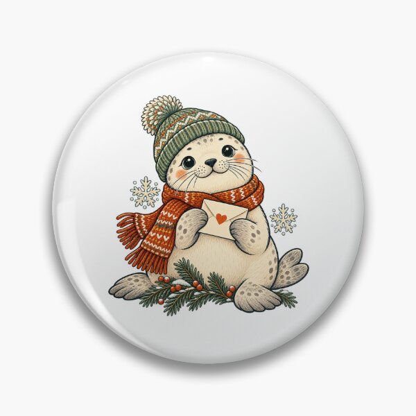 Item preview, Winter Seal with a Love Letter designed and sold by cybersilverhand.