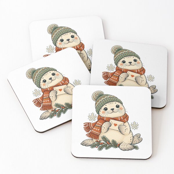 Item preview, Winter Seal with a Love Letter designed and sold by cybersilverhand.