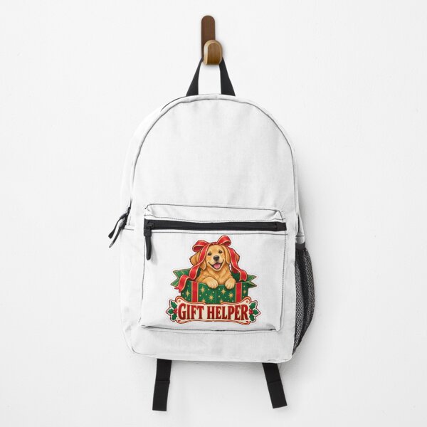Item preview, Gift Helper Christmas Golden Retriever designed and sold by lorand-designs.