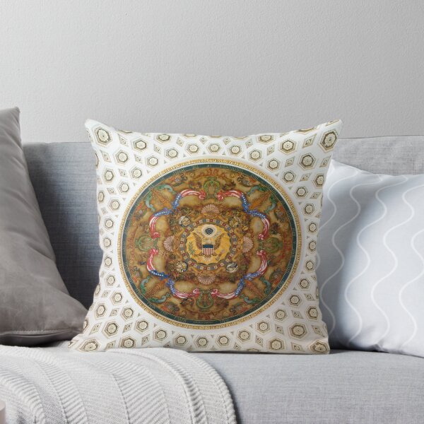 Item preview, Vintage Eagle Crest Circular Mural designed and sold by adbrotherstudio.