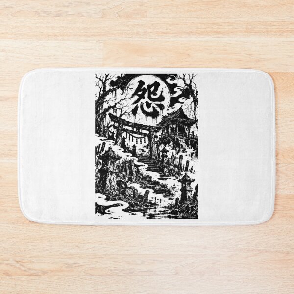 Item preview, Japanese Horror Moonlit Shrine of Grudging Shadows designed and sold by bapupa.