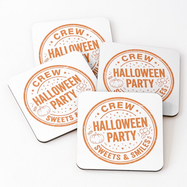 Item preview, Halloween Party Crew Sweets And Smiles Stamp designed and sold by Stamped_Style.