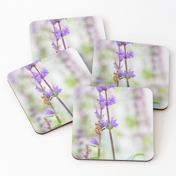 Item preview, Autumn Lavender - A Bee in the Botanical Garden designed and sold by little_macro_love.