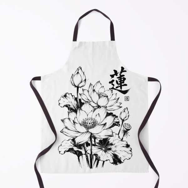 Item preview, Japanese Lotus Flower Ink Composition designed and sold by bapupa.