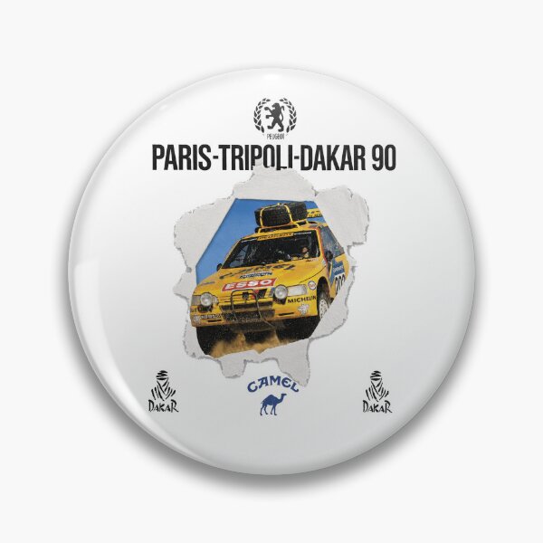 Item preview, Gráfico vintage de un coche de rally del desierto de 1990 designed and sold by ToonEra.