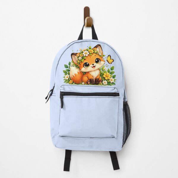 Item preview, Cute Kawaii Fox Flower Crown – Woodland Friend designed and sold by MushArtist.