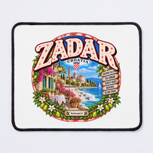 Item preview, Zadar Croatia – Historic Old Town, Sea Organ & Adriatic Coast designed and sold by Wandervogel123.