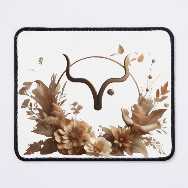 Item preview, Taurus Zodiac Boho Floral Earth Tones designed and sold by Zodiac Celestial Art.