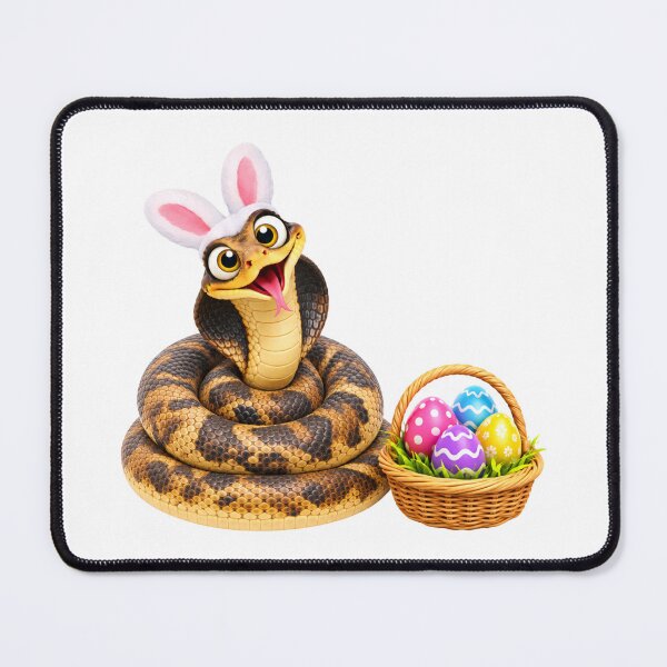 Item preview, Cheerful King Cobra Easter designed and sold by Sillytoe.