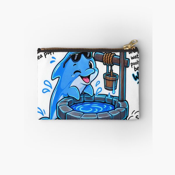 Item preview, Dolphin Vibes Funny Ocean Cartoon designed and sold by 9ns-spo.