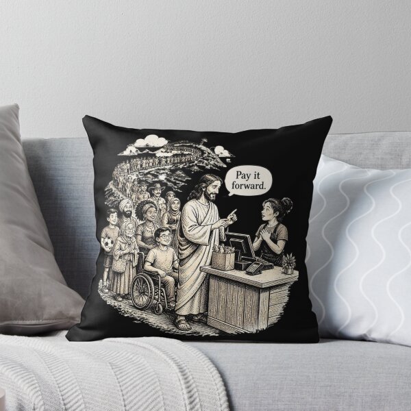 Item preview, Jesus Says Pay It Forward – Funny Christian Kindness Design designed and sold by DoNotBeAfraid.