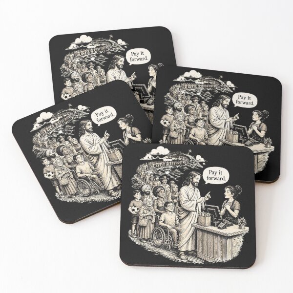 Item preview, Jesus Says Pay It Forward – Funny Christian Kindness Design designed and sold by DoNotBeAfraid.