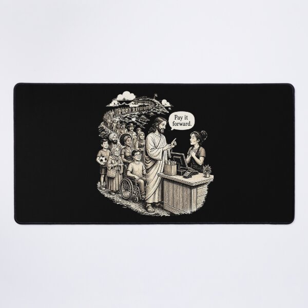 Item preview, Jesus Says Pay It Forward – Funny Christian Kindness Design designed and sold by DoNotBeAfraid.
