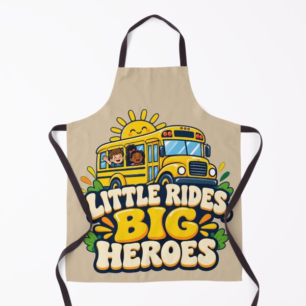 Item preview, Little Rides, Big Heroes — School Bus Safety Week designed and sold by VioVibe.