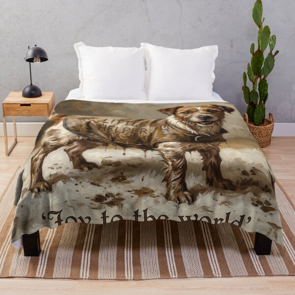 Item preview, Funny Christmas Muddy Jack Russell Dog Holiday Illustration designed and sold by Englandbear.