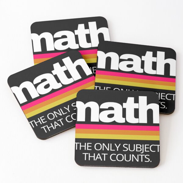 Item preview, Math The Only Subject That Counts Retro Design designed and sold by Fibi-studio.