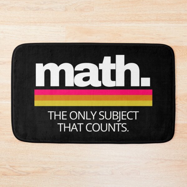 Item preview, Math The Only Subject That Counts Retro Design designed and sold by Fibi-studio.
