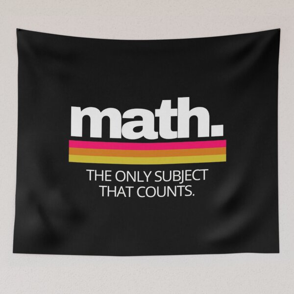 Item preview, Math The Only Subject That Counts Retro Design designed and sold by Fibi-studio.