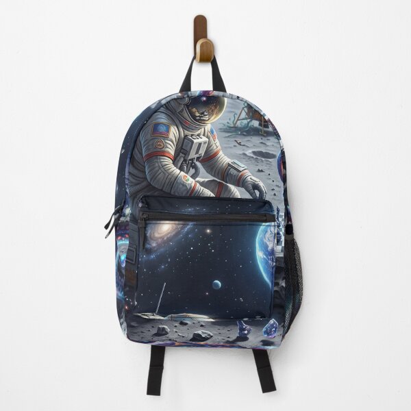 Item preview, Cosmic chess: octopus and astronaut on the moon designed and sold by Mente Creativa.