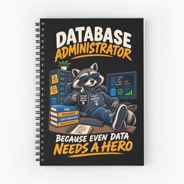 Item preview, Database Administrator – Because Even Data Needs a Hero designed and sold by SidTastic .