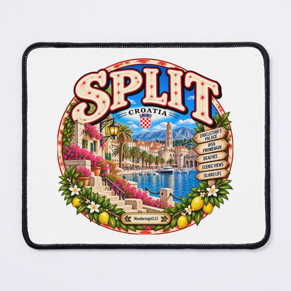 Item preview, Split Croatia – Diocletian's Palace, Riva Promenade & Adriatic Coast designed and sold by Wandervogel123.