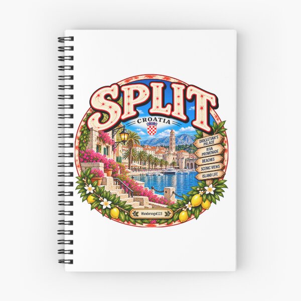 Item preview, Split Croatia – Diocletian's Palace, Riva Promenade & Adriatic Coast designed and sold by Wandervogel123.